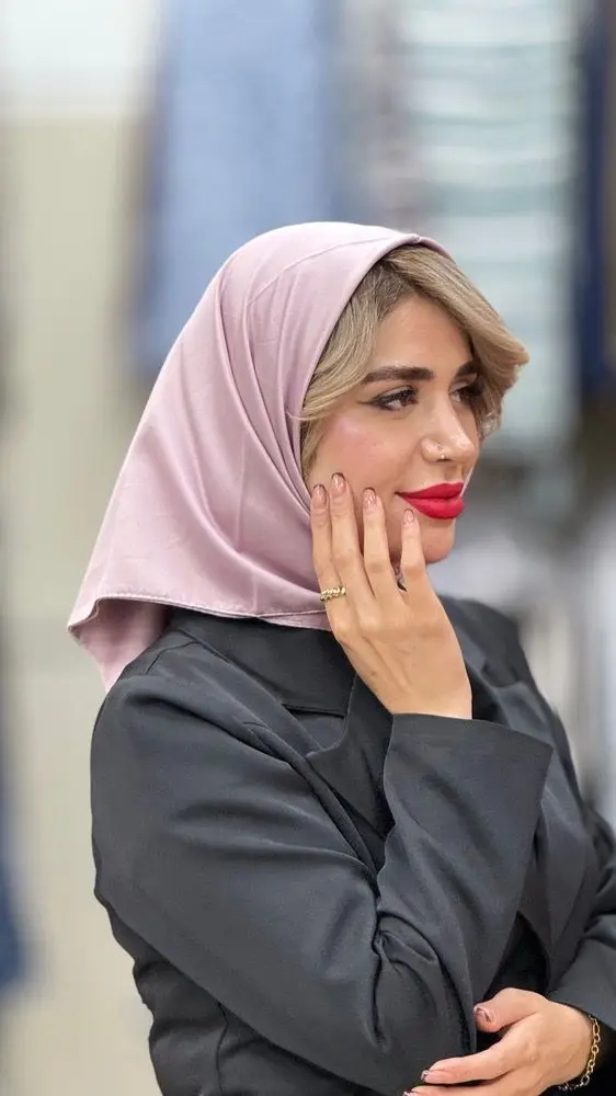 مینی اسکارف ساتن نگار